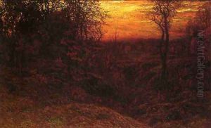 Landscape at Sunset by John Joseph Enneking