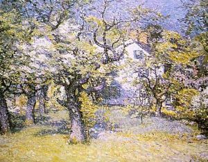 Through the Orchard 1895 by John Joseph Enneking