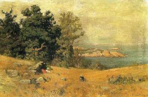 Berrying at the Seashore by John Joseph Enneking