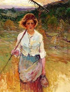 Woman with a Rake