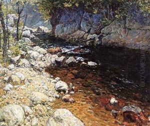 The Trout Brook by John Joseph Enneking