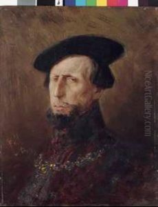 Ritratto Di Gentiluomo In Costume by Salvador Sanchez-Barbudo Morales