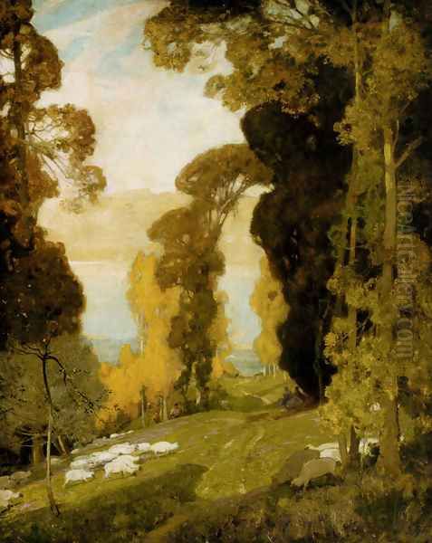 Lake Bourget From Mount Revard, Savoy - view 1