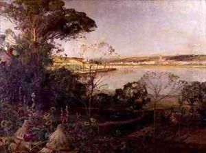 A Sunlit Haven by Sir Alfred East