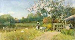 Springtime by Sir Alfred East