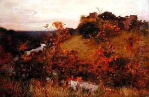 A Border Castle by Sir Alfred East