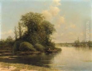 On The Pond by Emilio Sanchez-Perrier