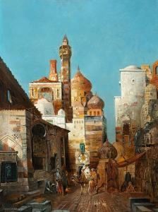 Scenes In An Oriental Town