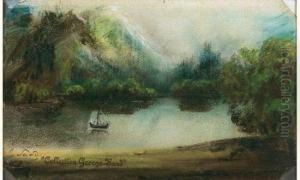 Paysage Au Lac by George (nee Dupin) Sand