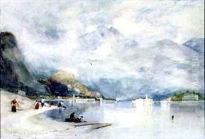 Lake Maggiore from Stresa by Sir Alfred East