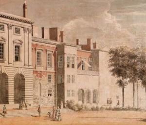 The Garden Front Of Old Somerset House, London by Thomas Sandby