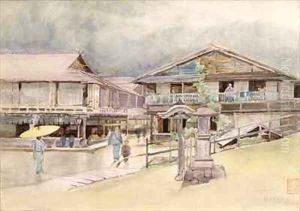 Rainy Day at Yumoto by Sir Alfred East