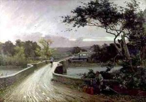 Newby Bridge Windermere by Sir Alfred East