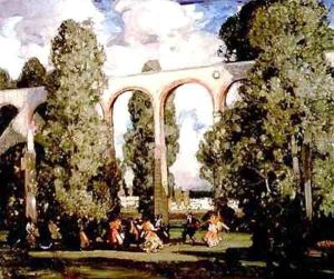 The Fiesta by Sir Alfred East