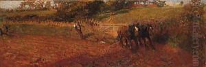 The Plough Team by Sir Alfred East