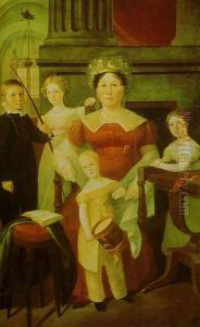 Portrait of Mrs Piper and Family