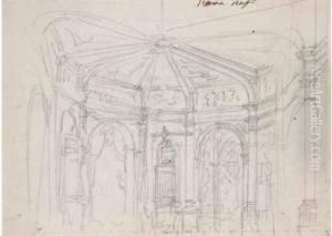 A) B) E C) Studi Di Scenografie by Alessandro Sanquirico