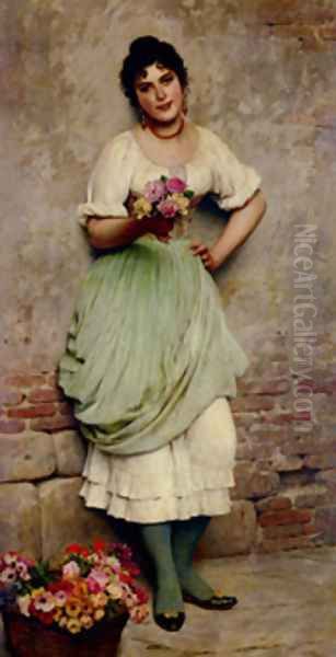 Eugene De The Flower Seller - view 1