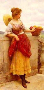 Eugene De Le Plaisir by Blaas Eugen De