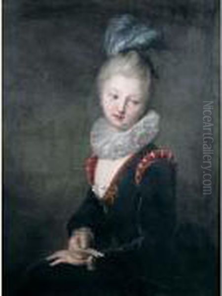 Jeune Fille Au Billet Doux, Dit Portrait De Mademoiselle Desmares - view 1