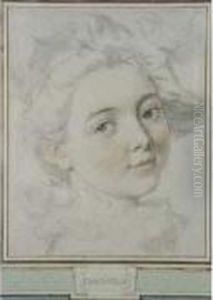 Tete De Femme by Jean-Baptiste Santerre