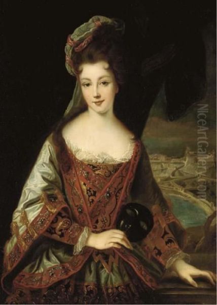 Portrait Of A Lady Said To Be Marie Adelaide De Savoie - view 1