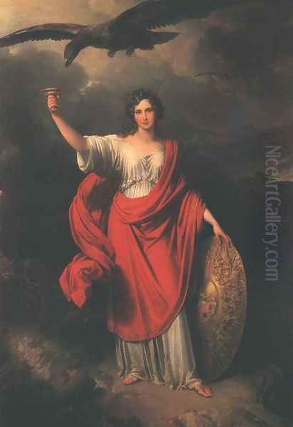 "From Darkness, the Light" Allegory of the Hungarian Academy of Sciences 1831 - view 1
