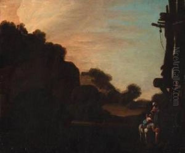 An Italianate Landscape With The Good Samaritan - view 1