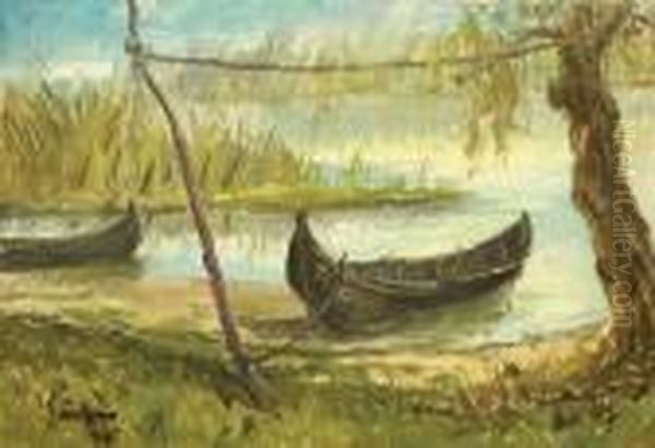 Boats In The Delta - view 1