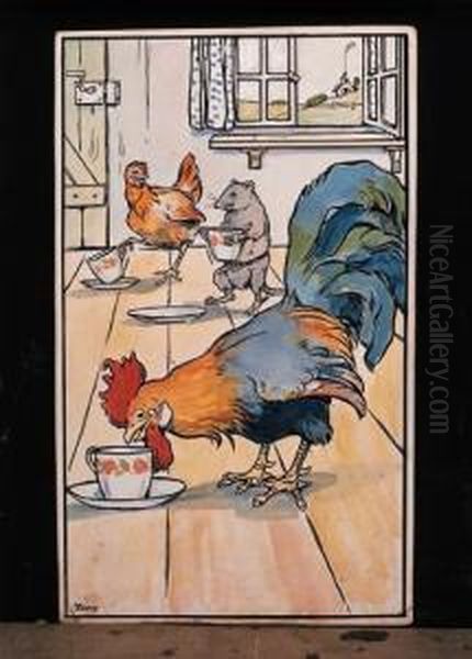 The Cock, The Mouse And Thelittle Red Hen - view 1