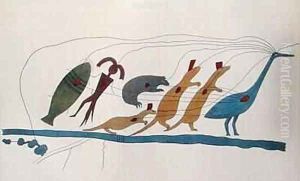 Symbolic Petition of Chippewa Chiefs presented at Washington by Seth Eastman