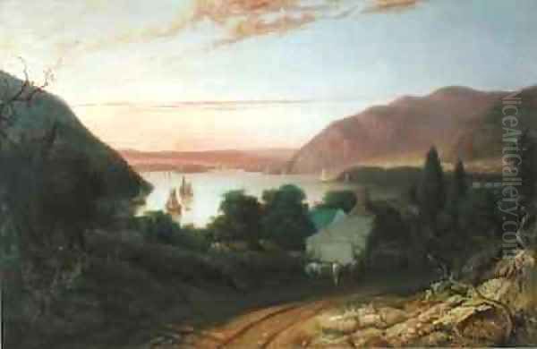 Hudson River with a Distant View of West Point - view 1