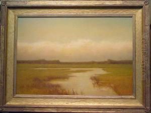 Meadows At Mannasquan, New Jersey by William Sartain