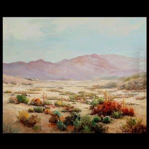 Sartelle.californian . Desert 
Landscape. Oil On Canvas. 24 X 30inches. Signed Lower Right: H. Sartelle