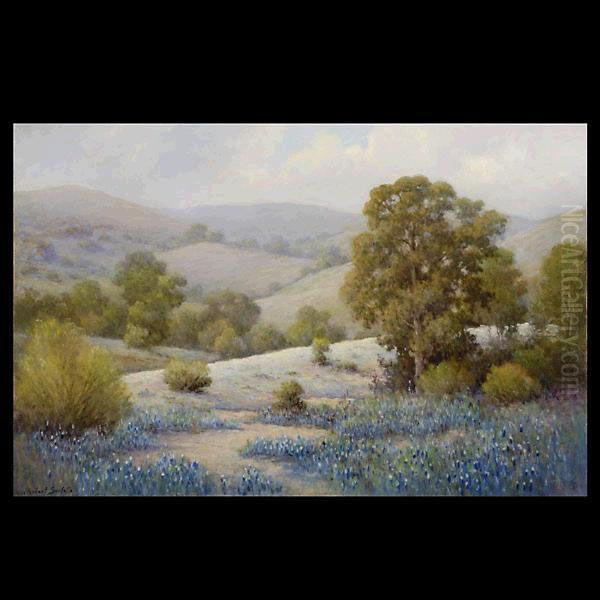 Sartelle.californian . Blooming
Lupin California Landscape. Oilon Canvas. 24 X 36 Inches. Signed Lower
Right: Sartelle - view 1