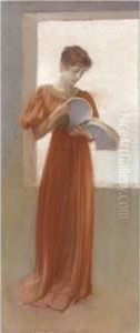 Fanciulla In Abito Rosso Fanciulla In Abito Rosso