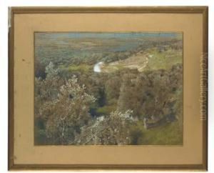 Landscape View by Giulio Artistide Sartorio