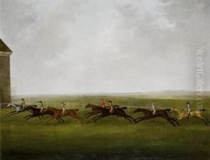 A Race At Newmarket by J. Francis Sartorius
