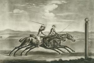 Marc Anthony Beating Chalkstone Over The Beacon Course At Newmarkett, 7 May 1774 by J. Francis Sartorius