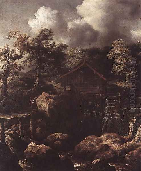 Forest Scene with Water-Mill c. 1650 - view 1