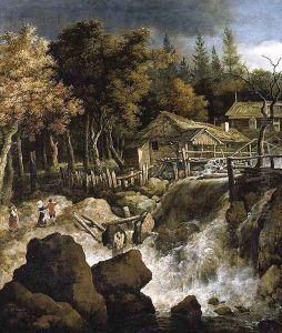 Scandinavian Wooded Landscape 2 by Allaert van Everdingen