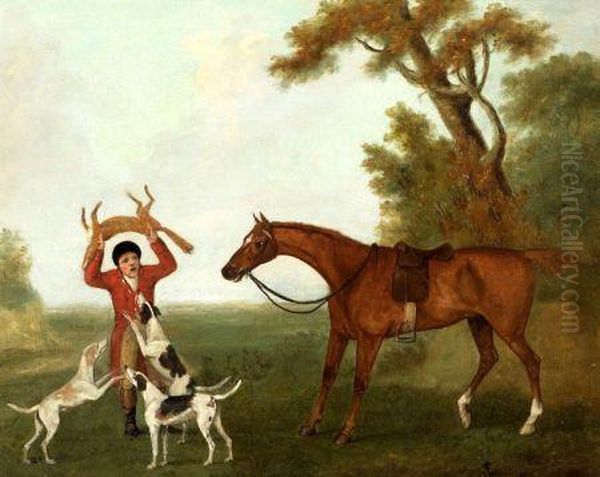The Death/a Fox Hunting Scene. - view 1
