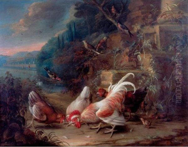 Birds And Fowl And In A Landscape - view 1
