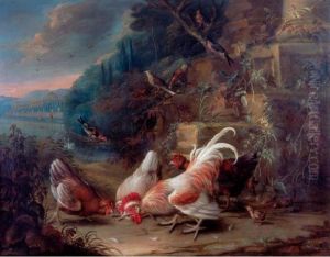 Birds And Fowl And In A Landscape
