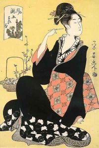 The Doll Festival, from the series "The Five Festivals of the Year" 1789-1801 by Chokosai Eisho