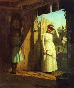 The Tack Room by De Scott Evans