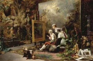 Artist's Studio (El estudio del artista) by Jose Echena