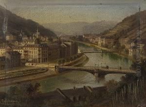 Continental Town And River, And Another Similar