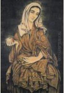 Vierge A La Pomme (1923) by Walter Sauer