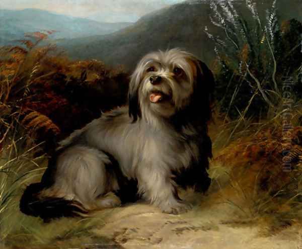 A Terrier in a Landscape - view 1
